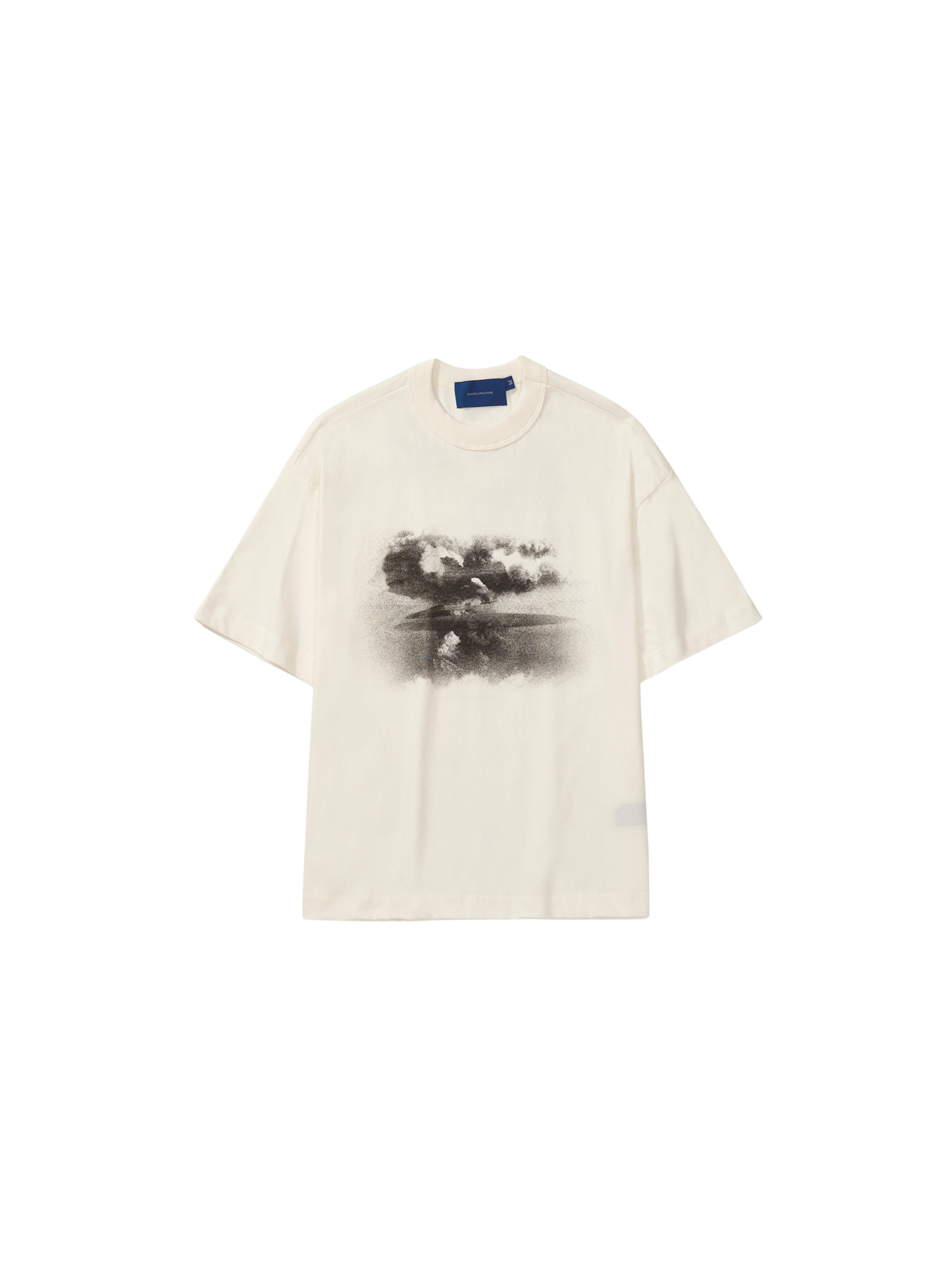 Camiseta 24 de Outubro Boxy "Off White"